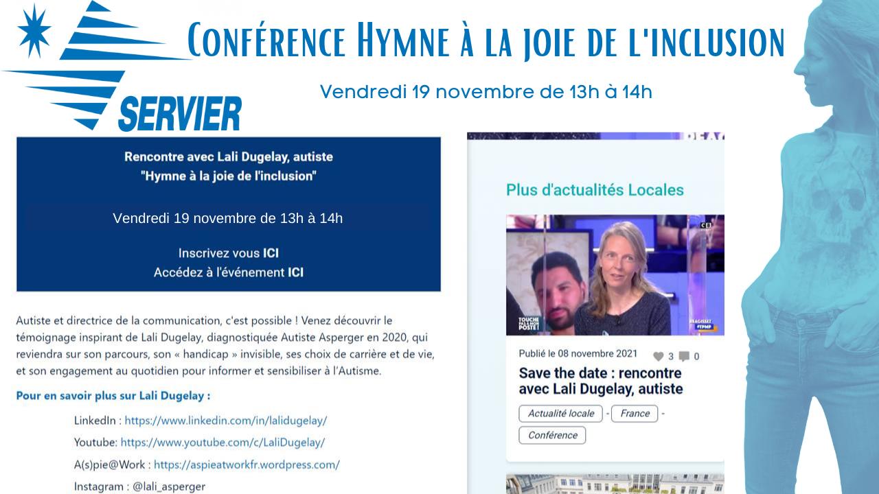 Conférence pour Servier : « Hymne à la joie de l&rsquo;inclusion » – 19/11/21